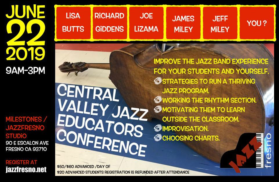 Central Valley Jazz Educators Conference 2019